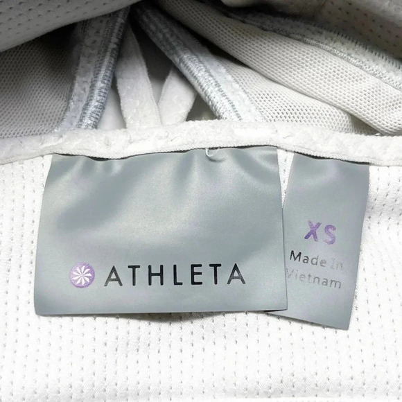 Athleta Gray Strappy Pullover Sports Bra Women's Size XS - Picture 3 of 5